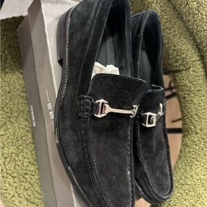 Men's Black Stacy Adam’s Suede Loafers